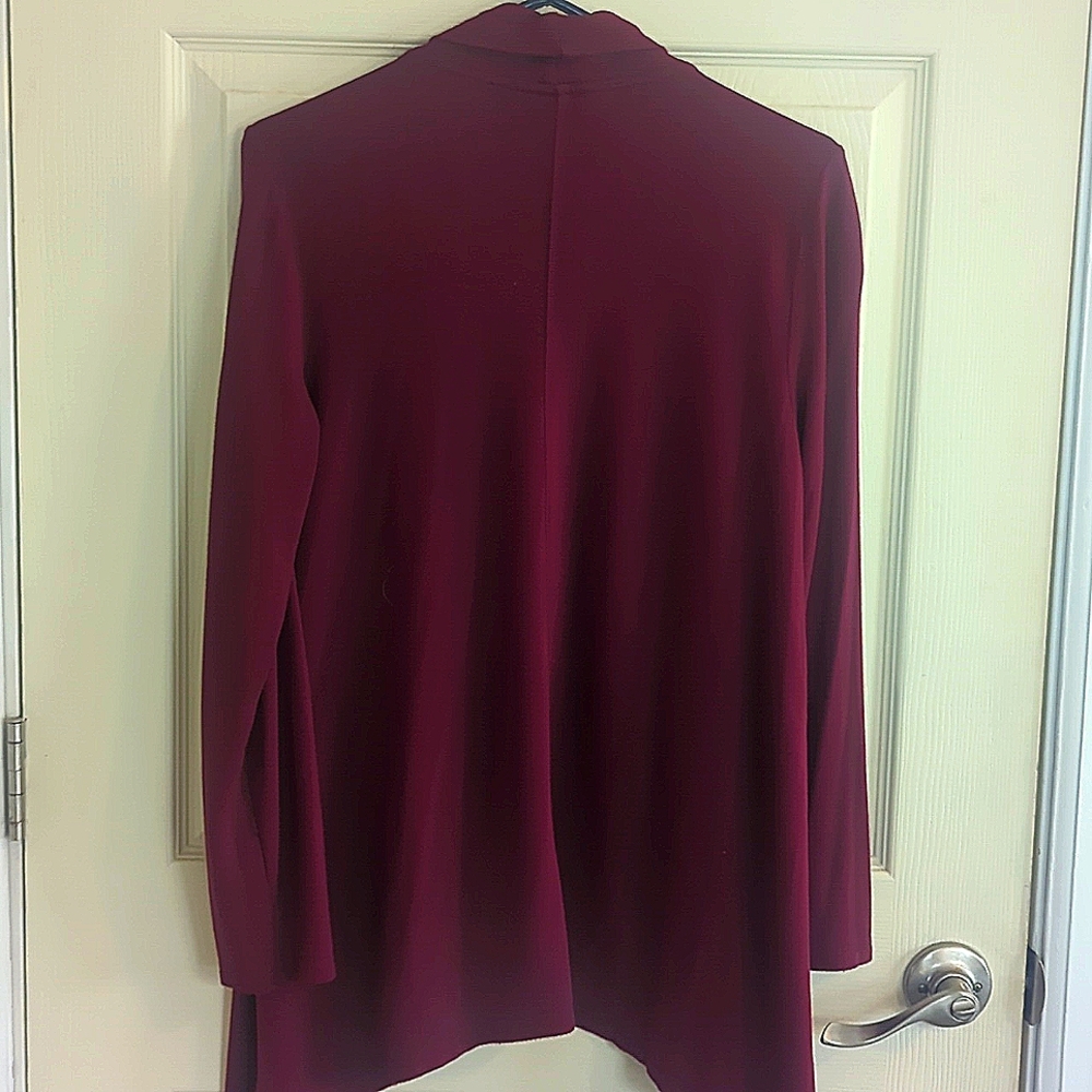 Liz Claiborne Open Red Cardigan - Picture 4 of 5